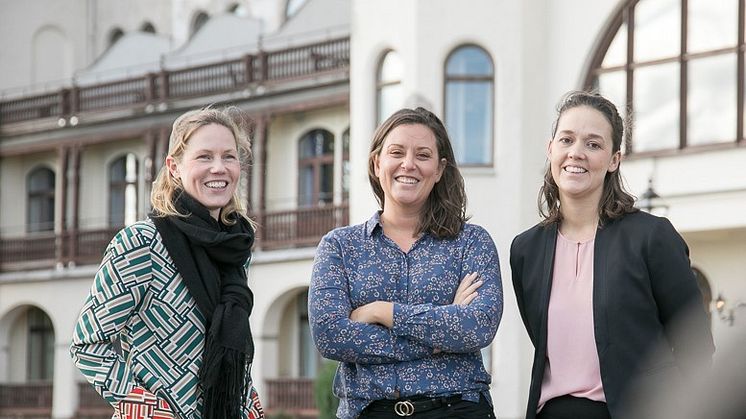 Anette Roos, Caroline Hazelius och Carina Norrbom Franchisetagare
