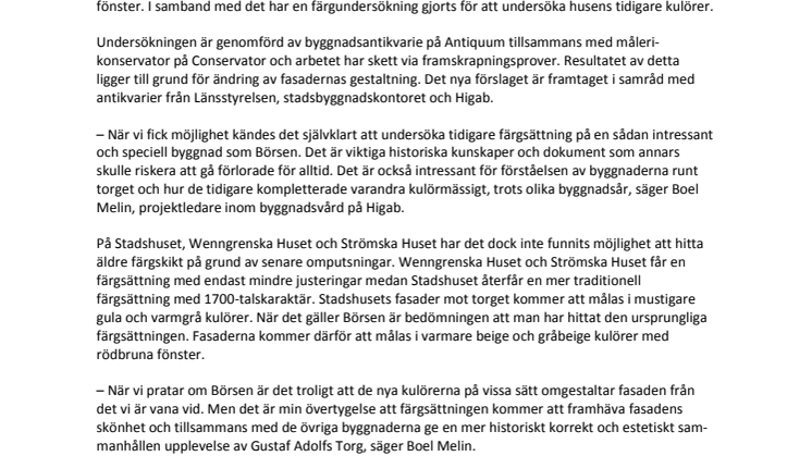 Börsen återfår sina gamla färger