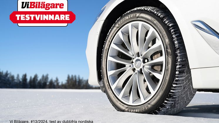 Goodyear UltraGrip Ice 3 vinner Vi Bilägares test av dubbfria vinterdäck