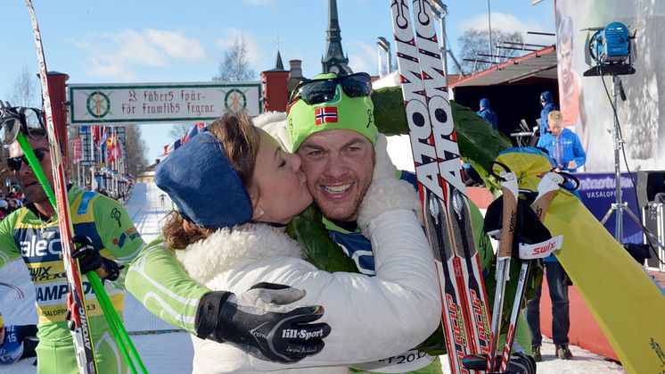 Jörgen Aukland vann Vasaloppet 2013
