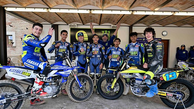 第11回目「Yamaha VR46 Master Camp」　4日目、Yamaha VR46 Master CampTeamのM・ゴンザレス選手が訪問