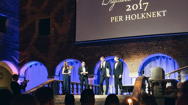Per Holknekt utsedd till Årets digitala influencer 2017