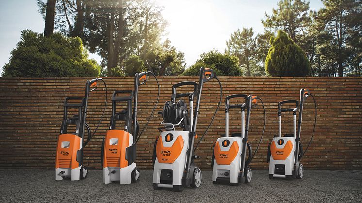 Nu är högtryckssäsongen här – STIHL guidar till rätt tvätt