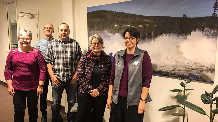 Från kommunbesöket i Älvsbyns kommun Foto: Energikontor Norr