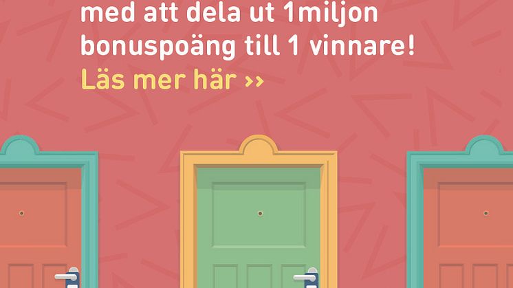 Nordic Choice Club firar 1 miljon medlemmar med stor tävling