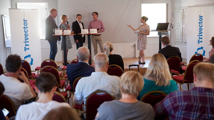 Trivector bjuder på en fullspäckad dag i Almedalen den 5 juli, med seminarier och paneldiskussioner. Foto: Stig Hammarstedt.