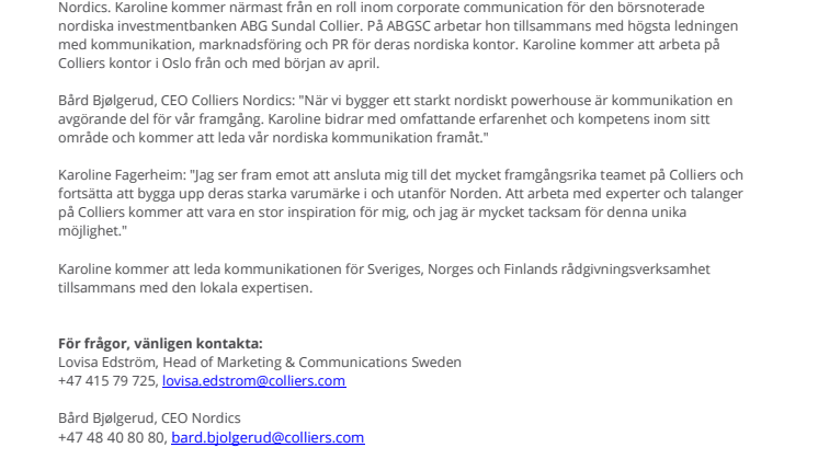 Colliers Nordics anställer Head of Marketing & Communications Nordics.pdf