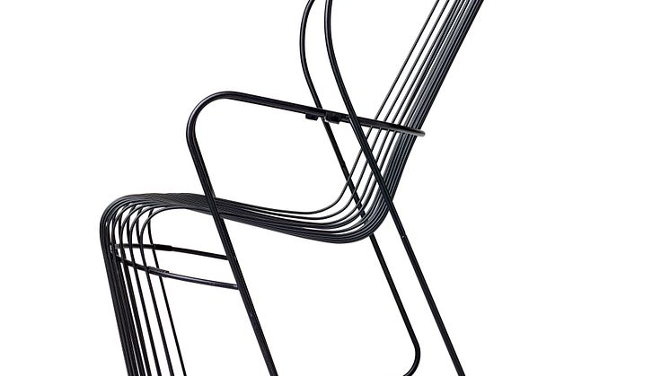 Kaskad fåtölj, design Björn Dahlström