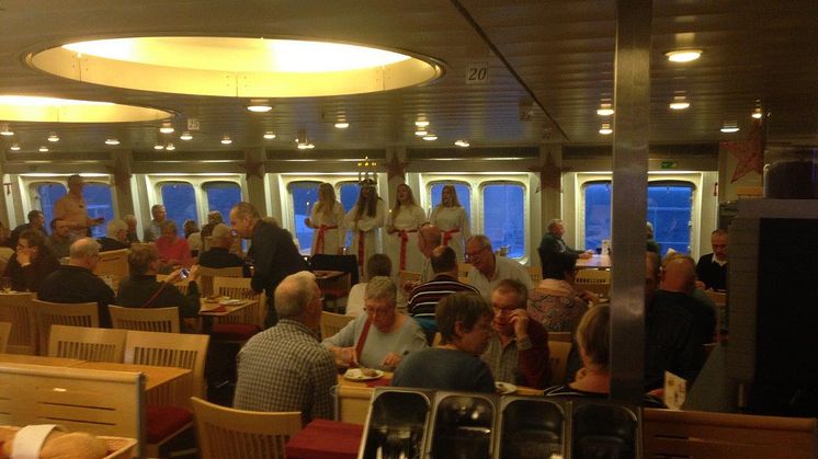 Lucia-Chor hos Scandlines