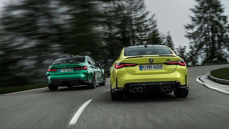 BMW M3 Competition Sedan og BMW M4 Competition Coupe