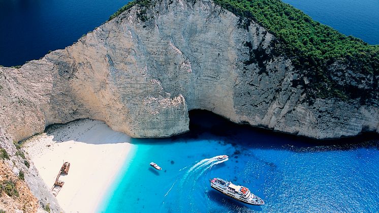 Fritidsresor ökar i Grekland 2016: Zakynthos nytt resmål i sommar