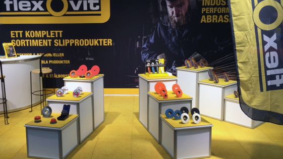 Flera nyheter från Flexovit på Svetsmässan