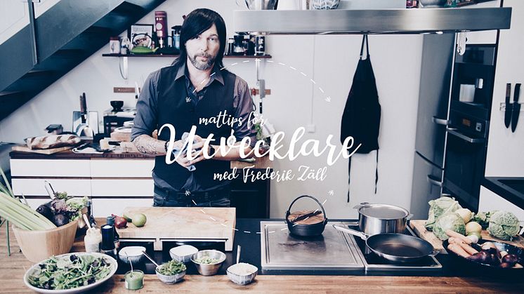 Konsultbolag i matseriesamarbete med Frederik Zäll – ger hälsosamma mattips för utvecklare på YouTube