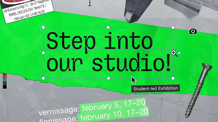 Step into our studio at Konstfack