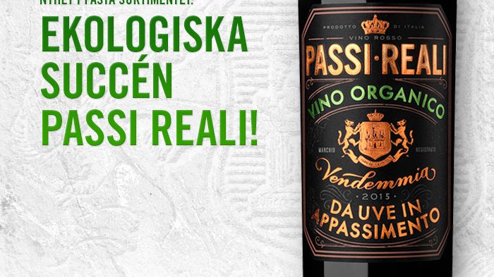 Ekologiska succén PASSI REALI - nu i fasta sortimentet!