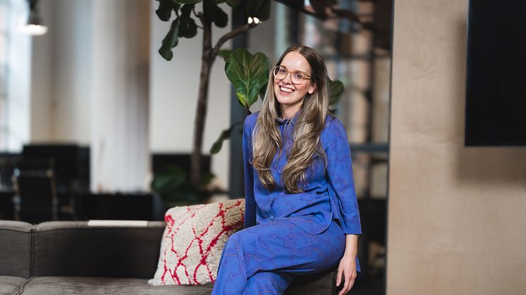 Siri Hemsley intar scenen på Influencer Marketing Summit tillsammans med Björn Borg