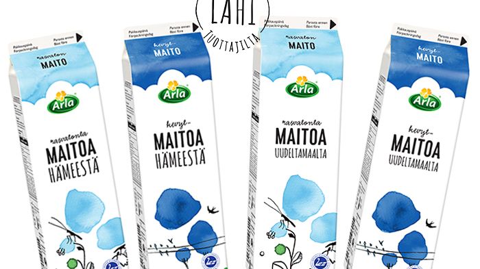 Paikallismaito maistuu suomalaisille kesäjuomana