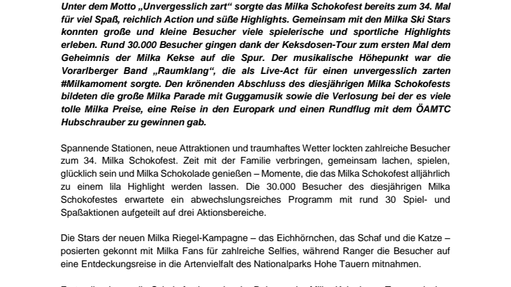 Unvergesslich zarte Momente für 30.000 Besucher