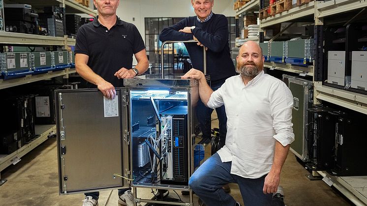 Stefan Browall, Elektroskandia, Thomas Jansson, Axians och Hampus Rosenqvist, TPO.