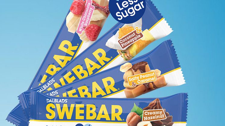 Nya smaker för SWEBAR och SWEBAR med lågt sockerinnehåll