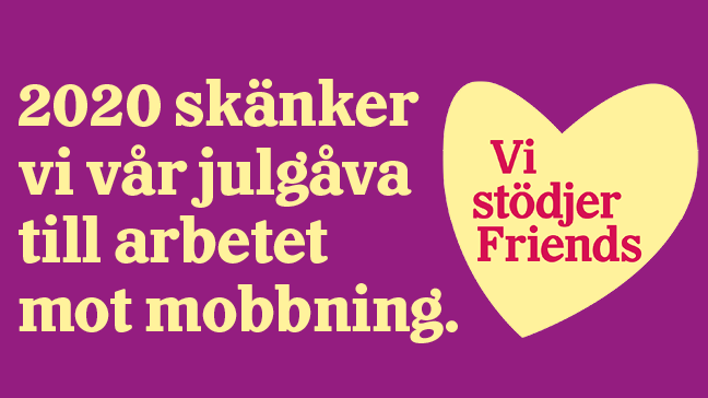 ​Årets julklapp från Enerco går till barnrättsorganisationen Friends