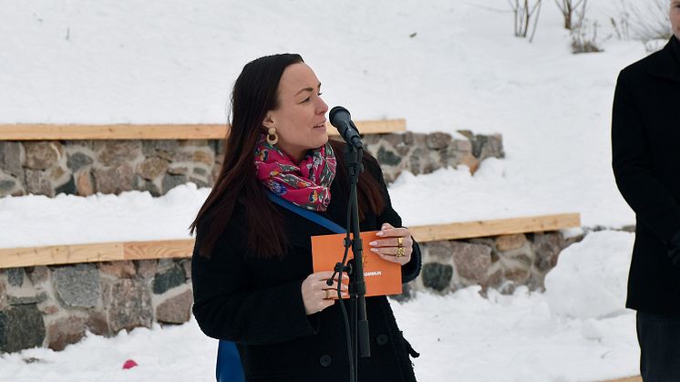Kommunstyrelsens ordförande Linda Larsson (s)