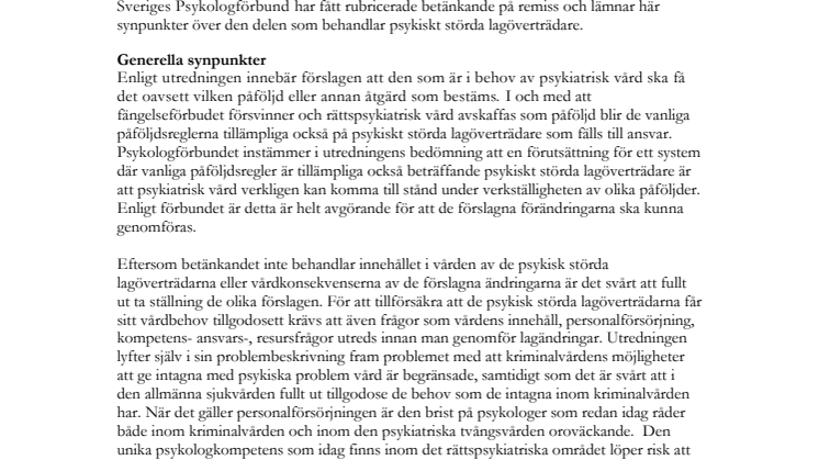 Psykiatrin och lagen – tvångsvård, straffansvar och samhällsskydd (SOU 2012:17).