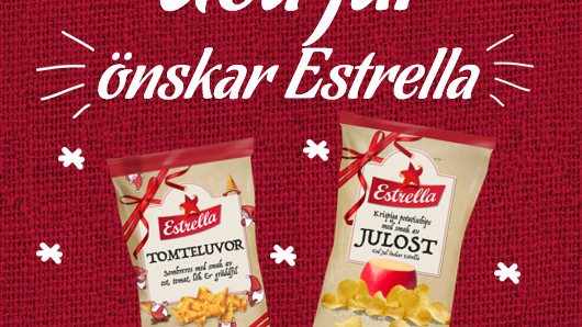 Estrella Julostchips och Tomteluvor 2017