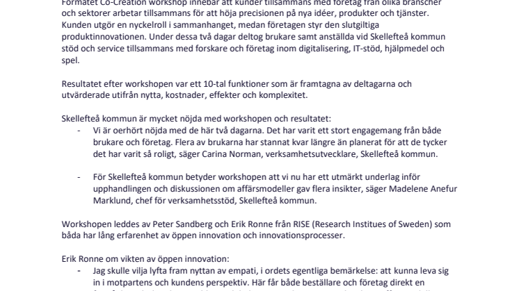 Digitala tjänster för effektivare stöd och självständig vardag