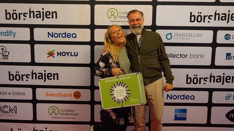 ​Ann Lund vinnare av mySafety Försäkringars aktieportfölj värd 20 lax