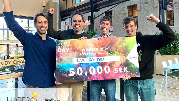 Lucero Bio is the winner of Chalmers Ventures Acceleration Pitch 2020