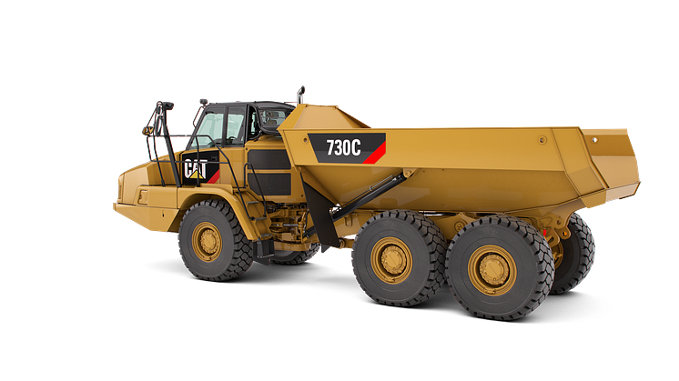 Cat 730C dumper - vänster sida