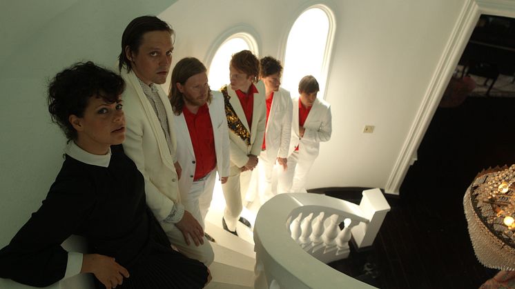 Arcade Fire klara för konsert på Grönan
