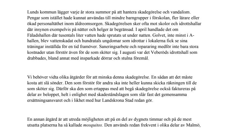 L - Låt den som förstör betala ur egen ficka