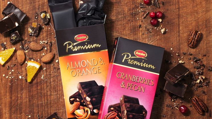 Marabou Premium Cranberry & Pecan och Orange & Almond