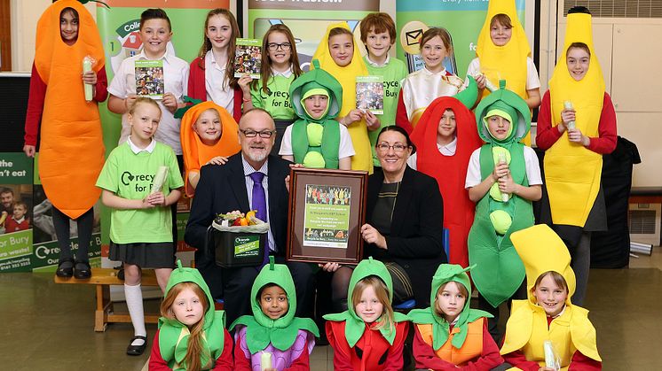 ‘Keen green’ pupils thanked for food recycling campaign