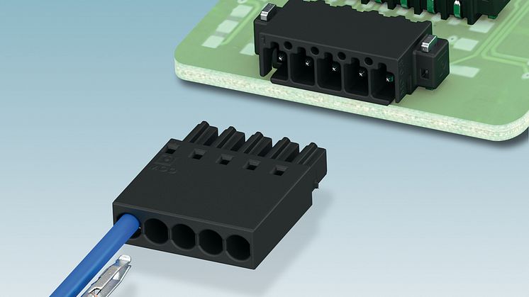 Compact PCB connectors with a 2.54 mm pitch