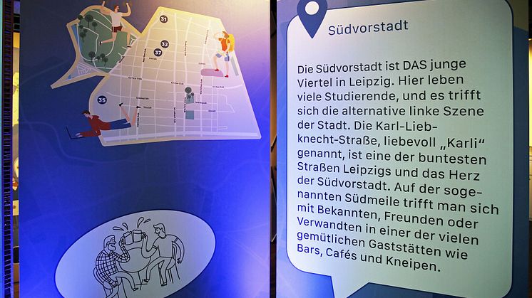 Blick in die Ausstellung - Facebook Community City Guide Leipzig