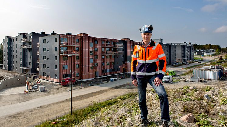 Knauf Insulationin Supafil Framea on  käytetty Finstad Parkin kaikissa rakennuksissa ja Espen Rudshaug on alun epäröinnin  jälkeen hyvin tyytyväinen puhallusvillaan eristysmenetelmänä.