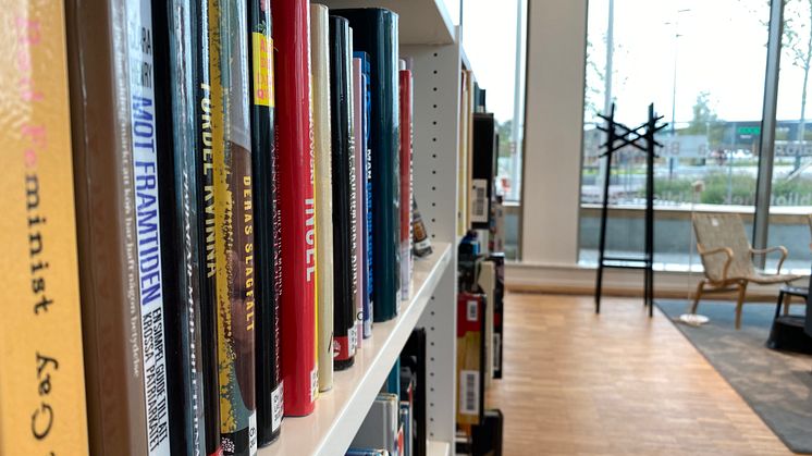 Biblioteket läshörna