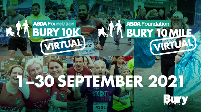 Bury 10K Virtual 1st - 30th September 2021