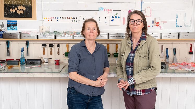 Denne høsten åpner KODE en stor utstilling viet de sentrale norske kunstnerne Caroline Kierulf (t.v.) og Annette Kierulf (t.h.) (foto: Dag Fosse/KODE).