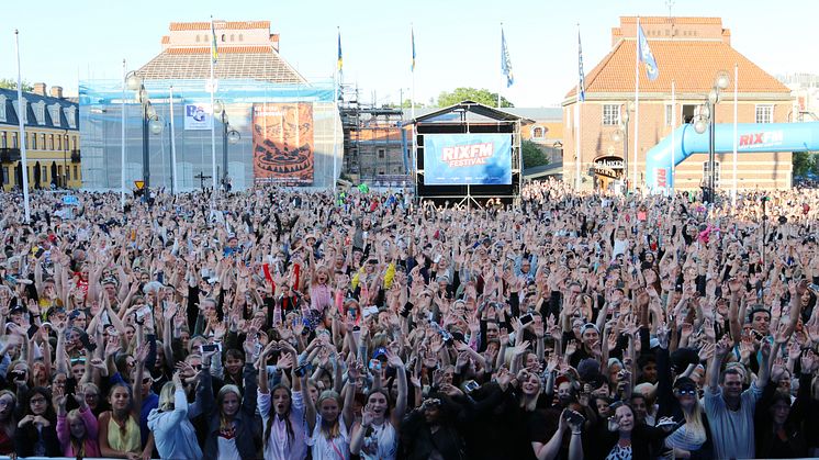 RIX FM Festival till Hx 4 augusti 2018. 