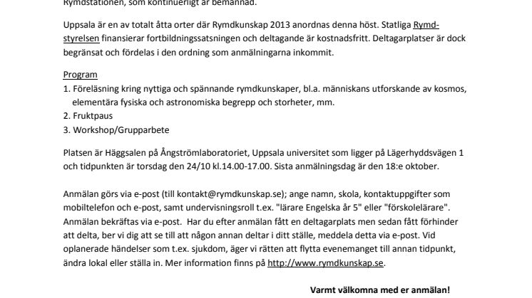 Rymdkunskap