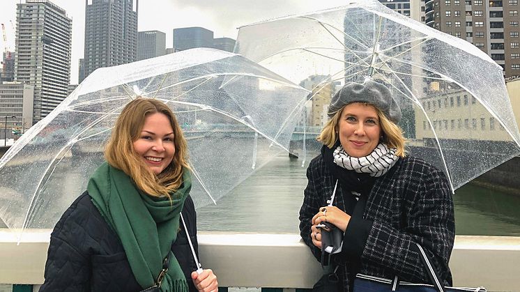 Maja Pinter och Caroline Lövqvist i Osaka