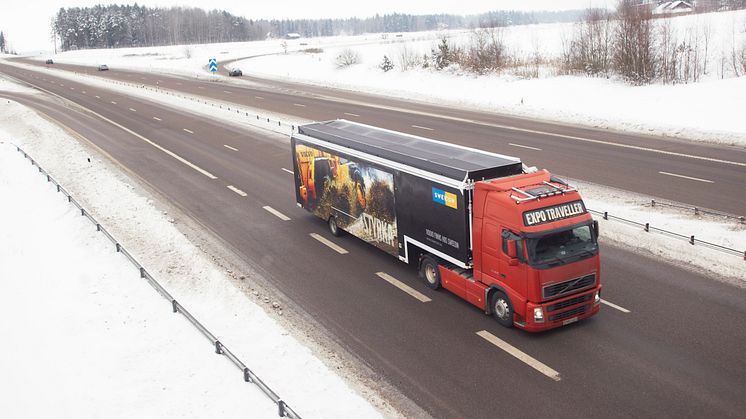 Swecons utställningstrailer - en rullande mötesplats