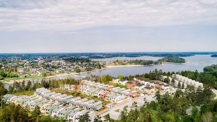 Brf Björnö Vik 2 - 3D-översiktsbild
