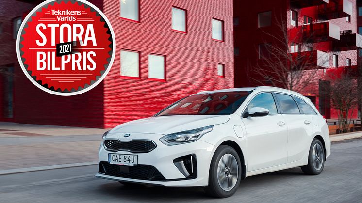Kia Ceed SW Plug-In Hybrid vinner Teknikens Världs Stora Bilpris 2021
