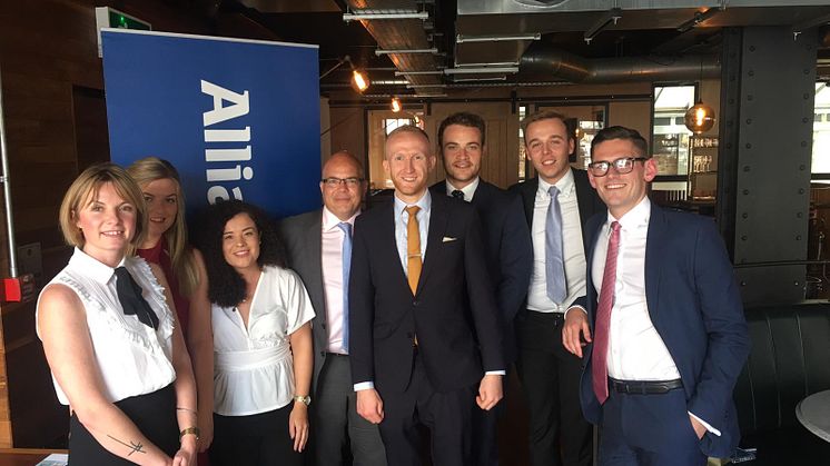 Graduates at Allianz's Broker Scholarship event 