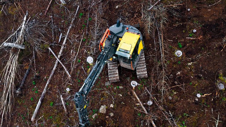 Volvo ECR145ELM i Zinkgruvan